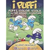Figura I Puffi UDF Serie 1: Puffo Arrabbiato Viola | Medicom Toy Ultra Detail 7,6 Cm