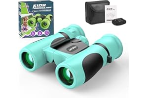 ANGINNE Prismaticos Infantiles, Juguetes para Niños de 4-10 Años Juguetes Exterior para Niños Prismaticos Niños Regalos Niños 3-12 Años Juegos Niños - Regalo Navidad Niño