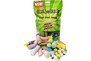 Munch-o-licious gefriergetrocknete Süßigkeiten 100 gramm - Exklusive Sammlung von Amerikanischen Sweets bis zu UK Delights - Freeze Dried Candy - Nostalgie Süßes