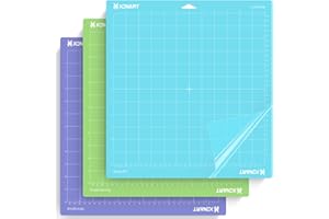 XINART StandardGrip, LightGrip,StrongGrip alfombrilla para cortar para Cricut Maker 3/Maker/Explore 3/Air 2/Air/One (30 x 30 cm, 3 unidades), multiadhesivo