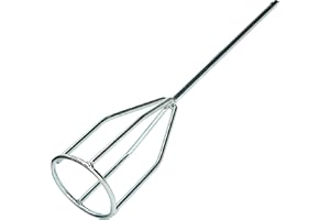 KOTARBAU® Omrörningskorg mixer 80 mm för gips murbruk lim gips färger vändbar rör färgmixer rondrör färgmixer