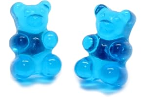 Bluebubble MY SWEET SHOP Mini Gummy Bear Stud Earrings on Gift Card