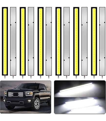 Daytime Running Light DRL Car LED Light Strip Waterproof COB Lights Truck Bike Universal 12v Driving Lighting White - View #10