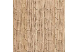 haggiy Samoprzylepne zaślepki do mebli i podłóg – osłony śrub i otworów – nakładki ochronne do mebli – Ø 14 mm – 25 sztuk – plastry meblowe (dąb Lindberg/Milano)