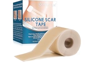 CJXHJY Silikon Narbenpflaster | Silikon-Narbenband (4cm x 150cm) | Beste Behandlung zur Narbenreduzierung | Wiederverwendbar, Wasserfest & Atmungsaktiv | Medizinischer Silikon