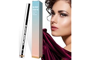 ZYNXEL Peel Off Lipliner, Matita Labbra Peel Off Rimovibile, Plump Lip Lines, 5 ml(Marrone chiaro)