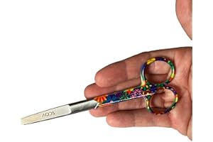 Nurse By AQOS - Forbici Infermiere - Forbici Punta Rotonda - Infermiera Apuros - TCAE Accessori - Materiale per Infermieri - Regali Per Infermiere - Forbici Benda.