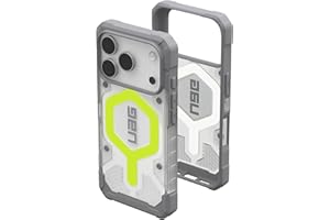 Urban Armor Gear Pathfinder MS Housse Compatible Apple iPhone 17 Pro Coque (Chargement sans Fil/magnétique, Protection Contre Les Chutes Selon la Norme Militaire) Active Neon