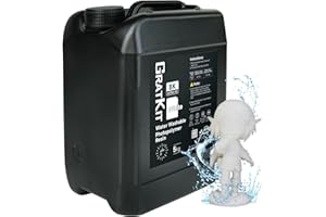 GratKit Water Washable 3D Printer Resin, UV-Curing 405nm Photopolymer Resin, Upgraded Formula 3D Printing Resin with Low Odor and Super Easy to Clean -5000g, White