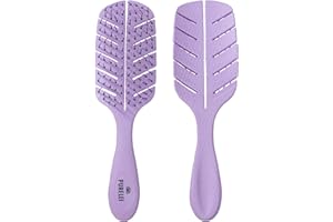 Purelei® Spazzola per capelli – Spazzola per capelli senza tirare – Spazzola districante anche per capelli lunghi e ricci – Spazzola Detangler – Perfetto per capelli bagnati e asciutti – Spazzola per