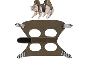 KLLJ Hamaca de Aseo para Mascotas,Arnés Hamaca De Aseo para Perros,Bolsa De Sujeción De Aseo para Perros,para Baño De Perros Y Gatos,Aseo,Corte De UñAs,Cuidado De Garras