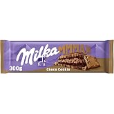 Milka MMMAX Choco Cookie, Milk Chocolate and Cocoa Cream, 300g | Milka Large Milk Chocolate, Cookie and Cocoa Cream Tablet, E