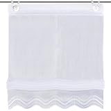 Produktbild von Home Fashion Schiebevorhang 'Rom' - Halbtransparente Organza Gardine 245x60cm