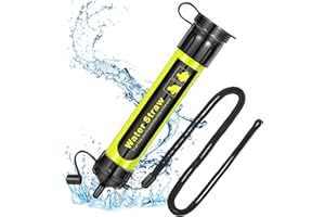 Filtre à Eau ExtéRieur, Portable Purificateur D'Eau Personnel Paille à Boire Filtre à Eau Potable ExtéRieur Supprimer Les Bac