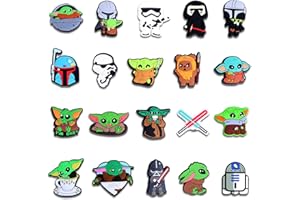 YUMCUTE Croc Charms Cartoon PVC Shoe Decoration Charms Cute Durable Water Proof Shoe Charms DIY Decorative Sandals Bracelet Wristband Beach Bags Accessories Birthday Party Gift for Kids Girls Boys Adult