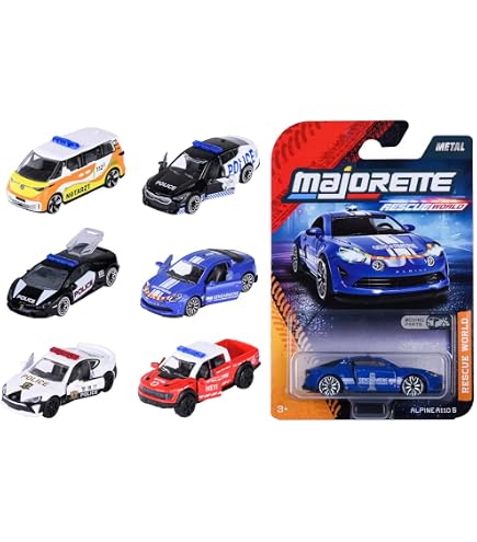 Coffret Majorette Volkswagen - 5 Voitures Miniatures 1/64 - Portes Ouvrantes - Métal