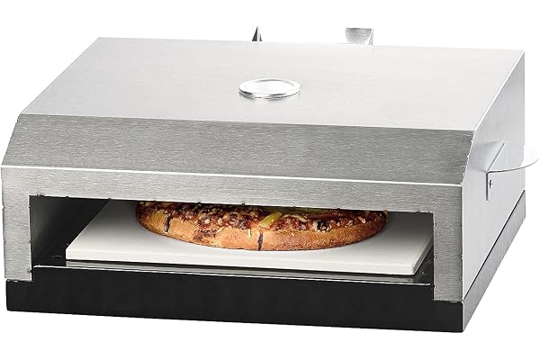 Rosenstein & Söhne Four à Pizza pour Barbecue avec Pierre de Cuisson et thermomètre intégré