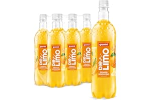 ‎DIE LIMO VON GRANINI Die Limo von granini Orange-Lemongras (6x 1l), natürlich erfrischend, mit Geschmack aus echten Früchten, ohne Süßungsmittel und Konservierungsstoffe, vegan