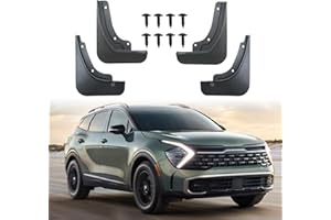 KMBNTU 4Pcs Car Mud Flaps Front & Rear Compatible with Kia Sportage 2023,Mud Flaps Kit Black