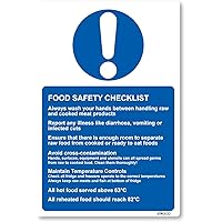 Stika.co Warning Cleaning Chemicals Safety Sign 15x20cm - Self-adhesive Vinyl Hazard Sticker For COSHH