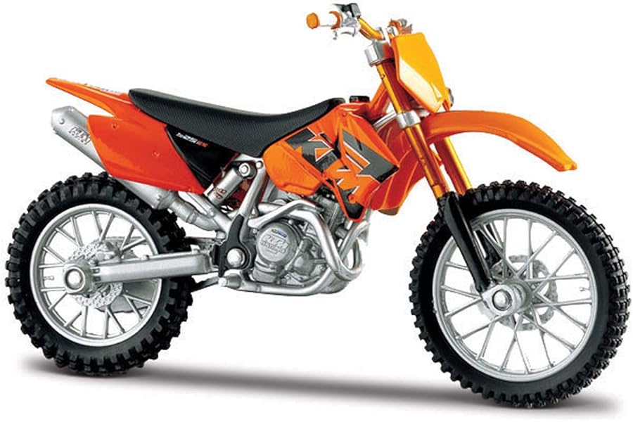 Maisto MOTORBIKE KTM 525SX Motorbike - 1:18 Scale - Incredibly Detailed Die-Cast Replica Collectible Model Motorcycle
