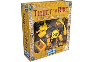 Days of Wonder, Zug um Zug – Deluxe Train Sets, 1 Set in Gelb, Erweiterung, Familienspiel, Brettspiel, 2-5 Spieler, Ab 8+ Jahren, 30 Minuten, Sprachneutral