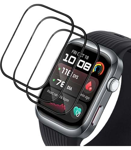 Toergy TPU Displayschutzfolie Für Garmin Venu X1 | 3er Pack | Kratzfest & Fingerabdruckresistent