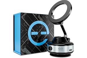 Produktbild: se® SNAPMOUNT - Das Original - Magnetische Handyhalterung fürs Auto, Zuhause & Büro, MagSafe-kompatibel inkl. Metallring, mit
