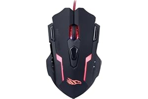 Sveon SGM240 - Ratón (Ambidextro, Óptico, USB, 4000 dpi, 1 ms, Negro)