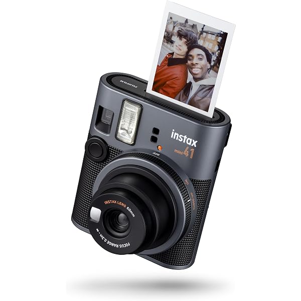 Kameratasche Für Fuji Instax Mini 41 – Schwarze Schutzhülle Mit Magnetischem Bilderrahmen Und Schultergurt