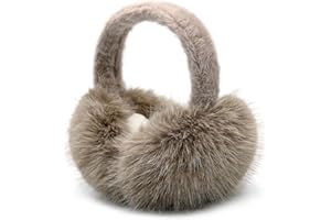 SEYUFN Plüsch Ohrenschützer Damen Winter Ohrenwärmer Faltbare Ohrenschützer Damen Earmuffs Weich Teenager-Mädchen