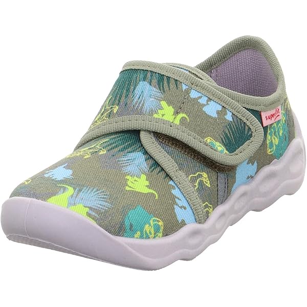 Superfit Jungen BUBBLE Hausschuhe, GELB/MEHRFARBIG 7000