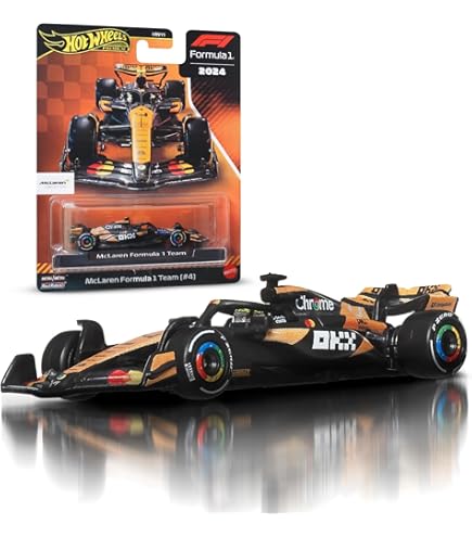 Hot Wheels Premium Formula 1 1:64 Scale Die-Cast McLaren Lando