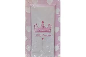 KAM Labelz Baby Nursery Waterproof Soft Padded Changing Mat| Raised Soft Edges, Easy Wipe Clean| Unisex Nappy Change Cute Lovely Animal Design for Girl Boy (Little Princess)