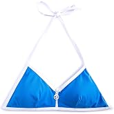 Simli Bikini &Uuml;st&uuml; Metal Aksesuar Detaylı Askılı Kaplı