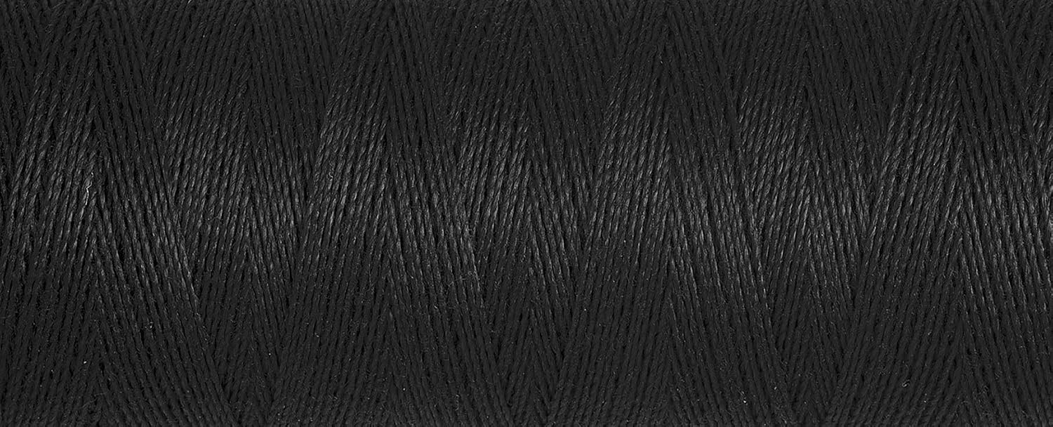 Gutermann Sew-All Thread, Polyester, Black, 100 m