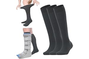 TJHDSF Nahtlose Erfassungsstiefel Socken für Walking Boots,Orthopädische Ersatzstrümpfe,Atmungsaktive Medizinische Schlauchsocken für Fracture Boot Casts,Damen & Herren