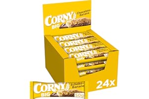 ‎CORNY Müsliriegel | Corny BIG | Schoko-Banane | Mit Schokolade und Banane | Großpackung 24x50g