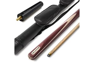 AONETIGER - Cola de billar (3 piezas, 145 cm, punta de 10 mm, con extensiones y 3/4 tubo/estuche rígido)