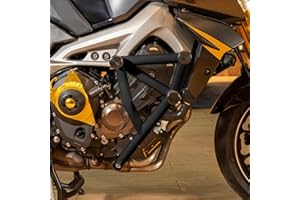 TAZGANTAX Motorrad-Sturzbügel für MT-09 FZ-09 MT FZ 09 2013 2014 2015 2016, Karosserierahmen, Stoßfängerschutz (Schwarz)