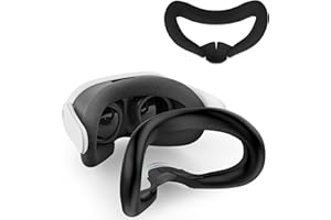 OKESYO Masque facial en silicone pour Meta Quest 3, Face Cover pour Meta Quest 3, Interface faciale en silicone pour Meta Quest 3, Quest 3 Accessoires, résistant à la transpiration, à la poussière,