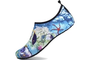SAGUARO Scarpe da Scoglio Donna Uomo da Immersione Scarpette da Surf Water Shoes Barefoot per Bagno Spiaggia Mare Snorkel Yoga Taglia 36-47 EU