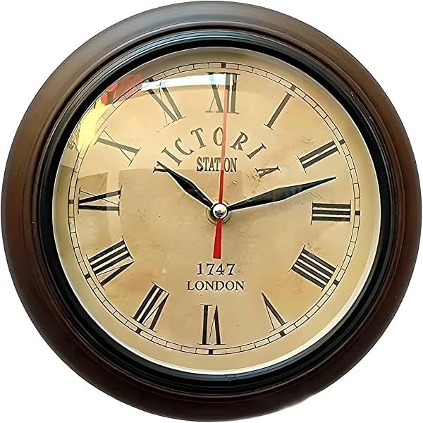 Ajanta Fancy Sweep Second Clock (Gold, 1077 SS) : Amazon.in: Home