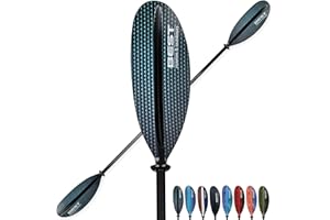 BEST MARINE AND OUTDOORS Best Marine Kayak Paddle | Carbon Fiber Shaft & Fiberglass Reinforced Polypropylene Blades | 220cm, 234cm, 250cm | Lightweight Kayak Paddles for Adults | Kayak Oars & Accessories