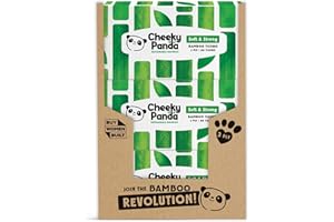 The Cheeky Panda Bamboo Facial Tissue Box opakowanie zbiorcze | 12 pudełek (960 chusteczek) | Miękkie, mocne i trwałe chusteczki (opakowanie może się różnić)