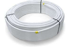 EVENES Pipetec Aluverbundrohr Aluminium Mehrschichtverbundrohr 20x2 mm 100m weiss PEX-Rohr Alu-Mehrschicht-Verbundrohr MV-Rohr Mehrschichtrohr Heizung Wasser