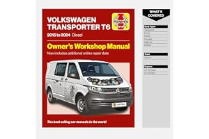 Volkswagen Transporter T6 2015 to 2024 Diesel: Owners Workshop Manual - Now includes additional online repair data
