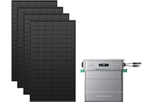 Zendure Balkonkraftwerk mit Speicher, SolarFlow 800 Pro mit 2640W Solar Eingang, 1000W AC-Laden, 800W Ausgang, KI-Energie Management System, 1,92 kWh, 1720W Bifacial Solarmodule
