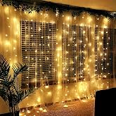 Coverzone Led Işık 5 Metre Sarı Işık Kornişe Takılabilir Aydınlatma &ndash; USB Girişli, Bakır Telli, 10 Halkalı Tasarım, Perde Asm