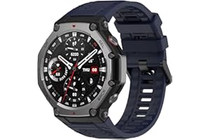 BoerHang Pasek kompatybilny z Amazfit T-Rex 3, silikonowy sportowy pasek do zegarka fitness, pasek kompatybilny z Amazfit T-Rex 3.